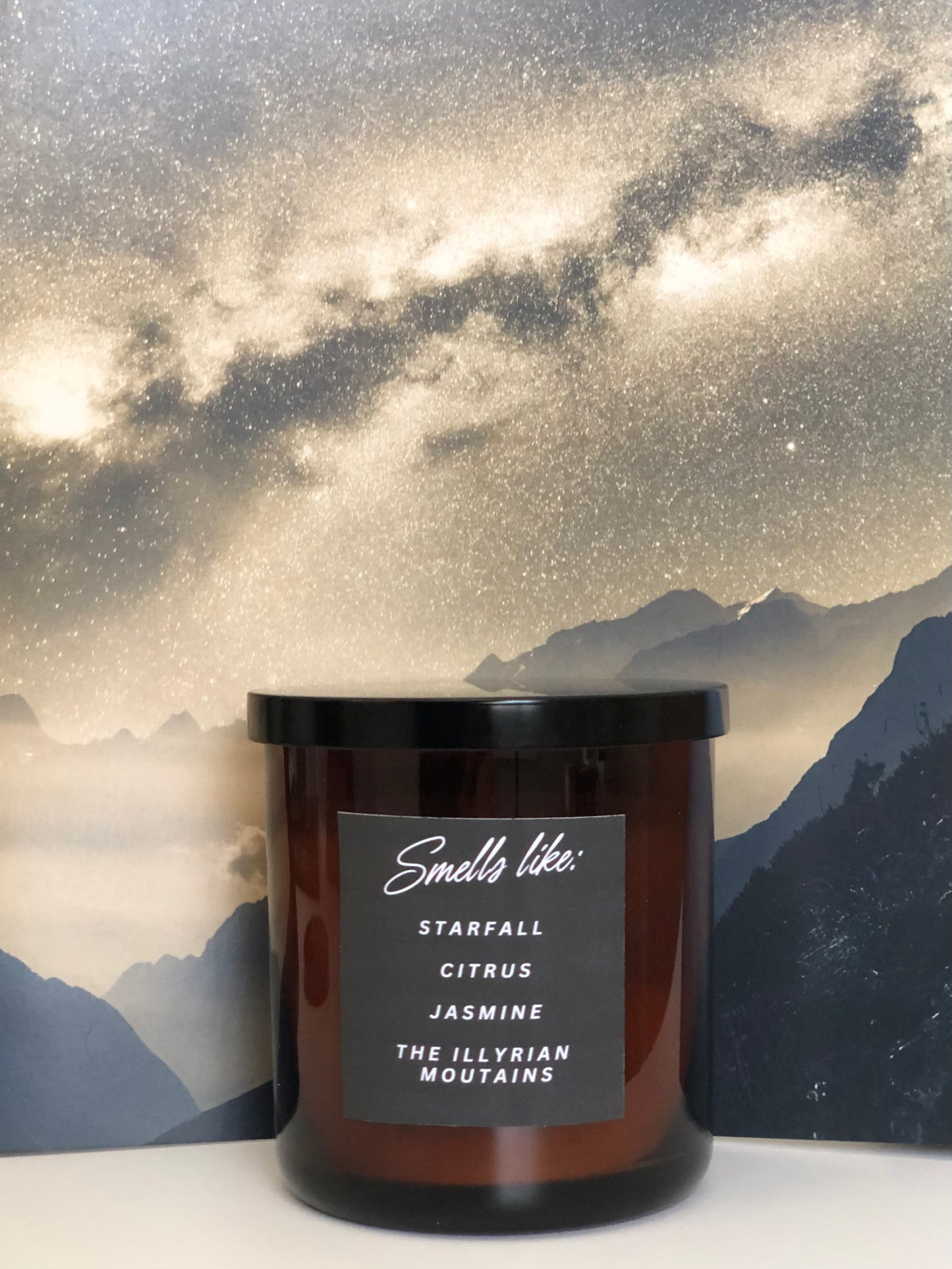 Night Court Candle | Prythian Courts Collection ACOTAR inspired Candles