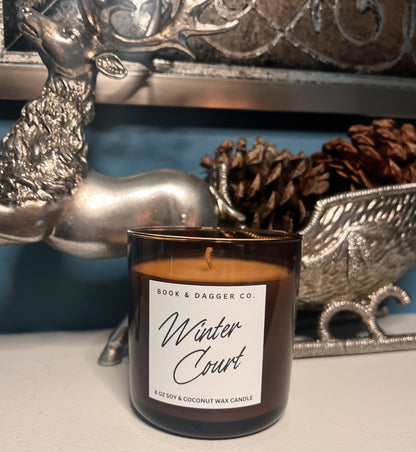 Winter Court Candle | Prythian Courts Collection ACOTAR Candles