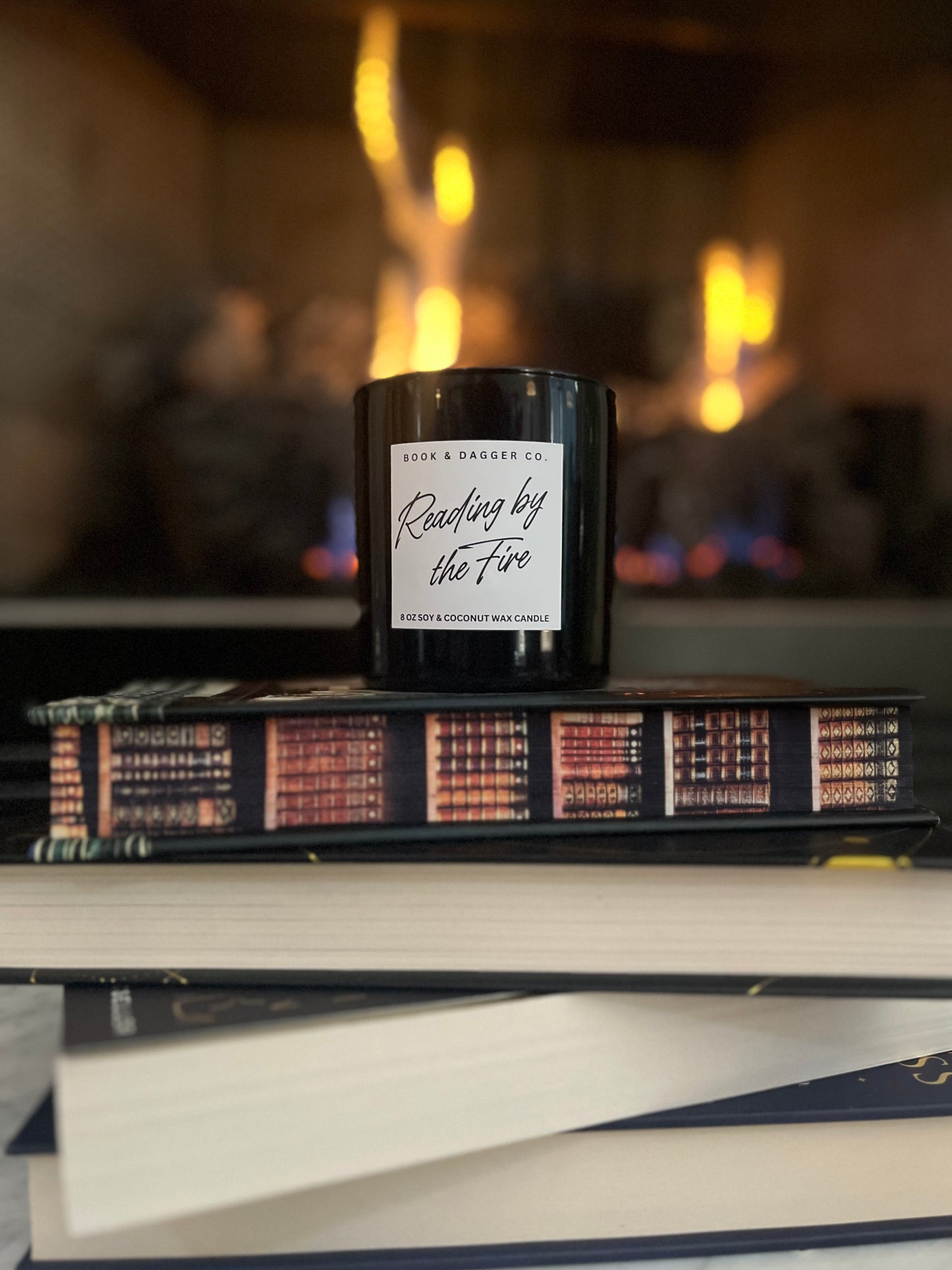 Reading by the Fire 8oz Candle