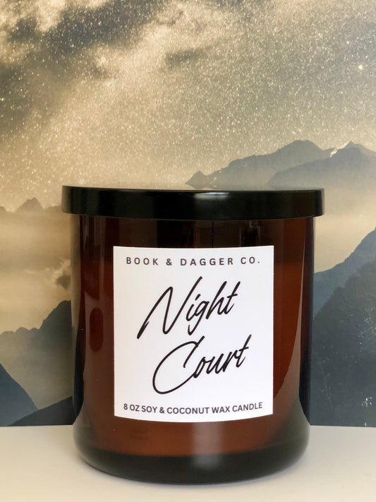 Night Court 8oz Candle | Prythian Courts Collection ACOTAR inspired Candles