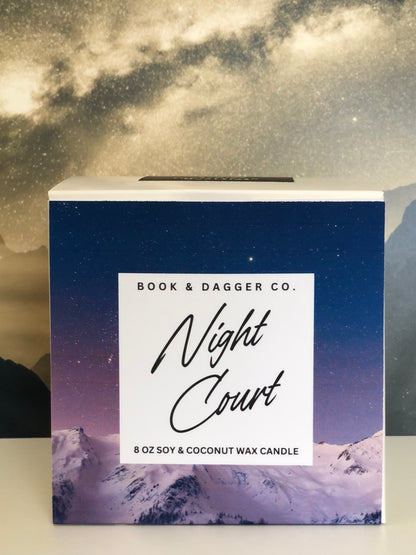 Night Court 8oz Candle | Prythian Courts Collection ACOTAR inspired Candles