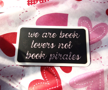 Book Lover Chalkboard Sticker