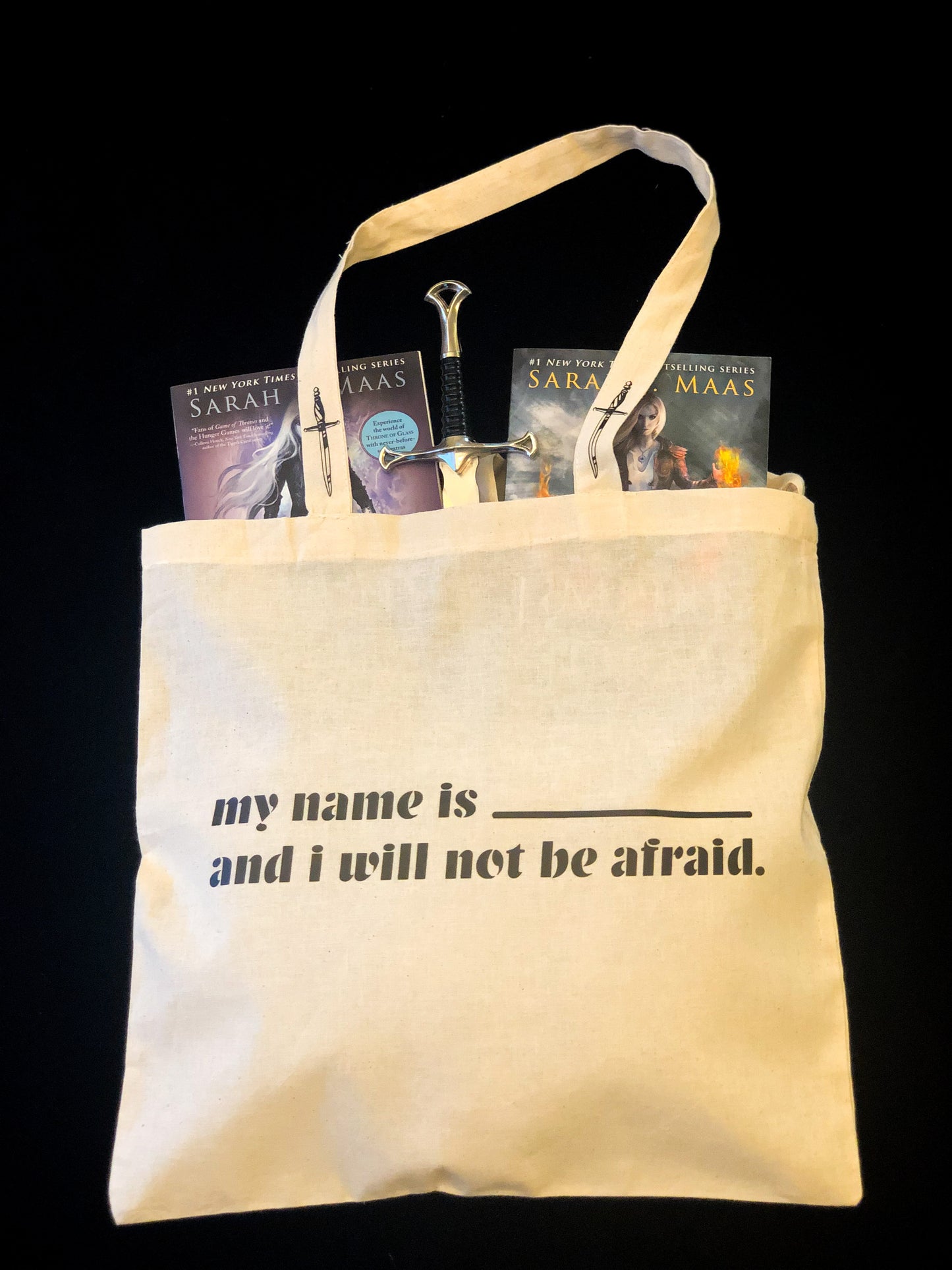 TOG Inspired "My Name is..."15 x 15 100% Cotton Tote bag