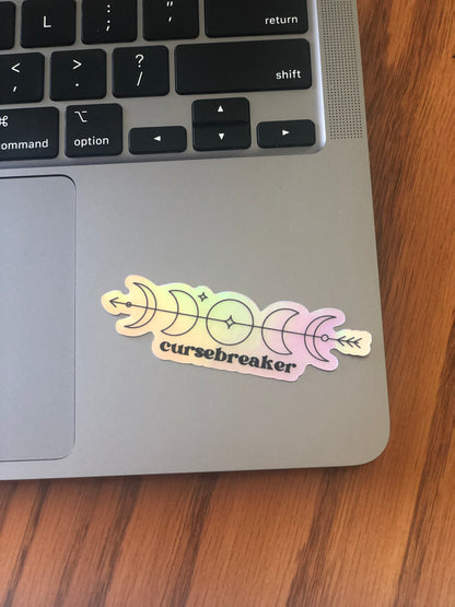 Holographic "Cursebreaker" Sticker