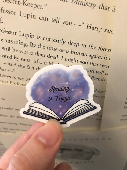 Reading is Magic Book Sticker