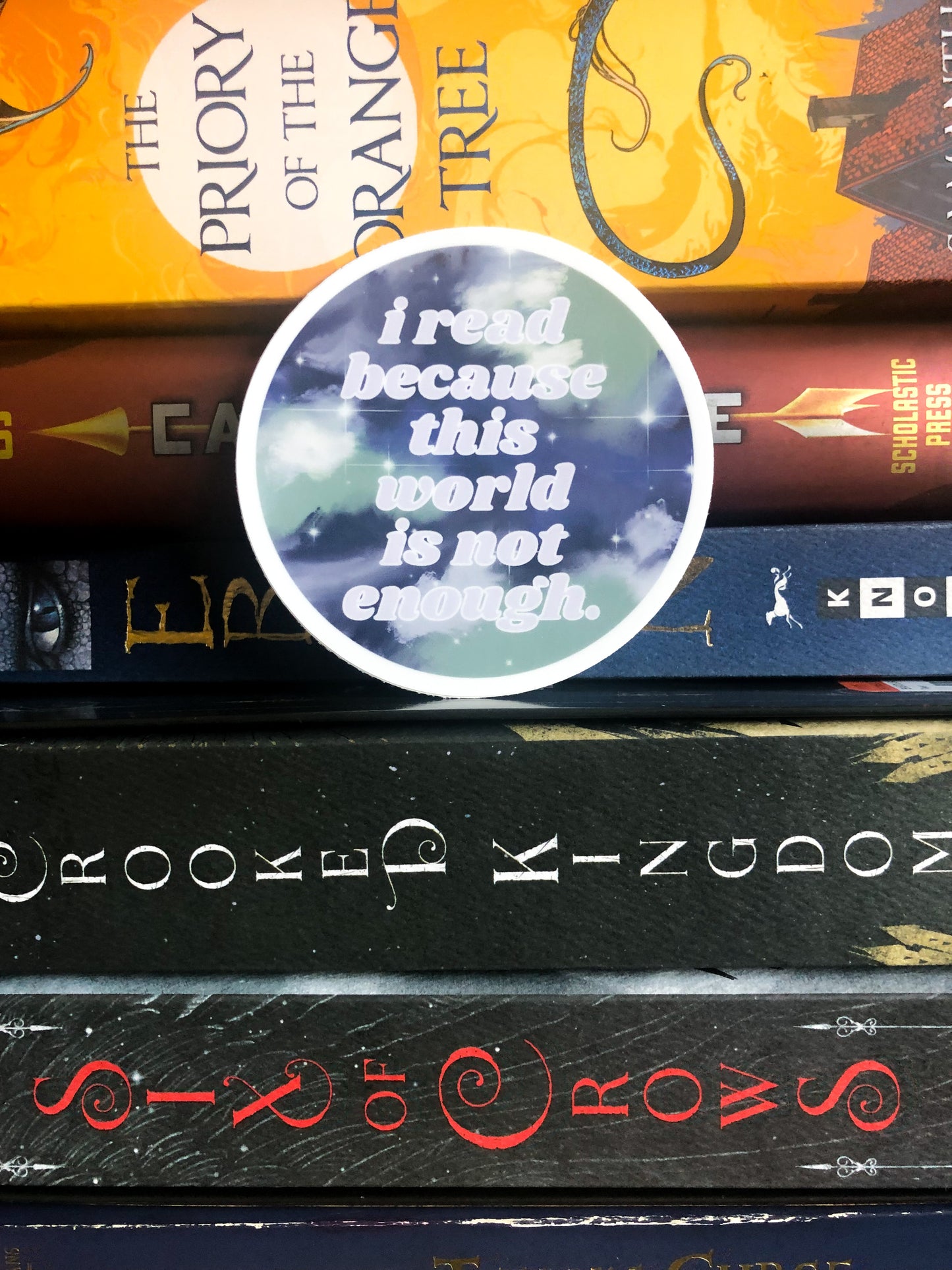 I read because...Vinyl Sticker